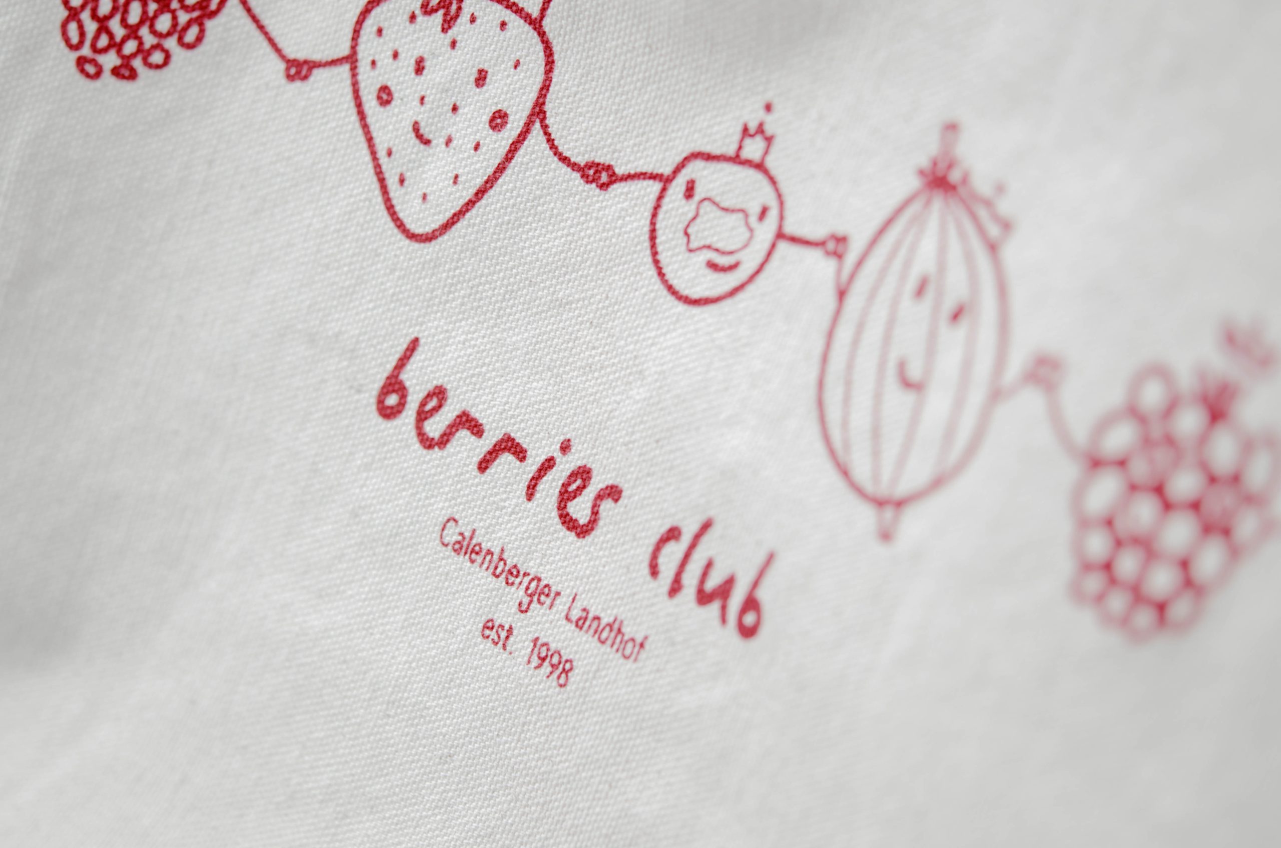 Stofftasche Berries Club – Bild 2