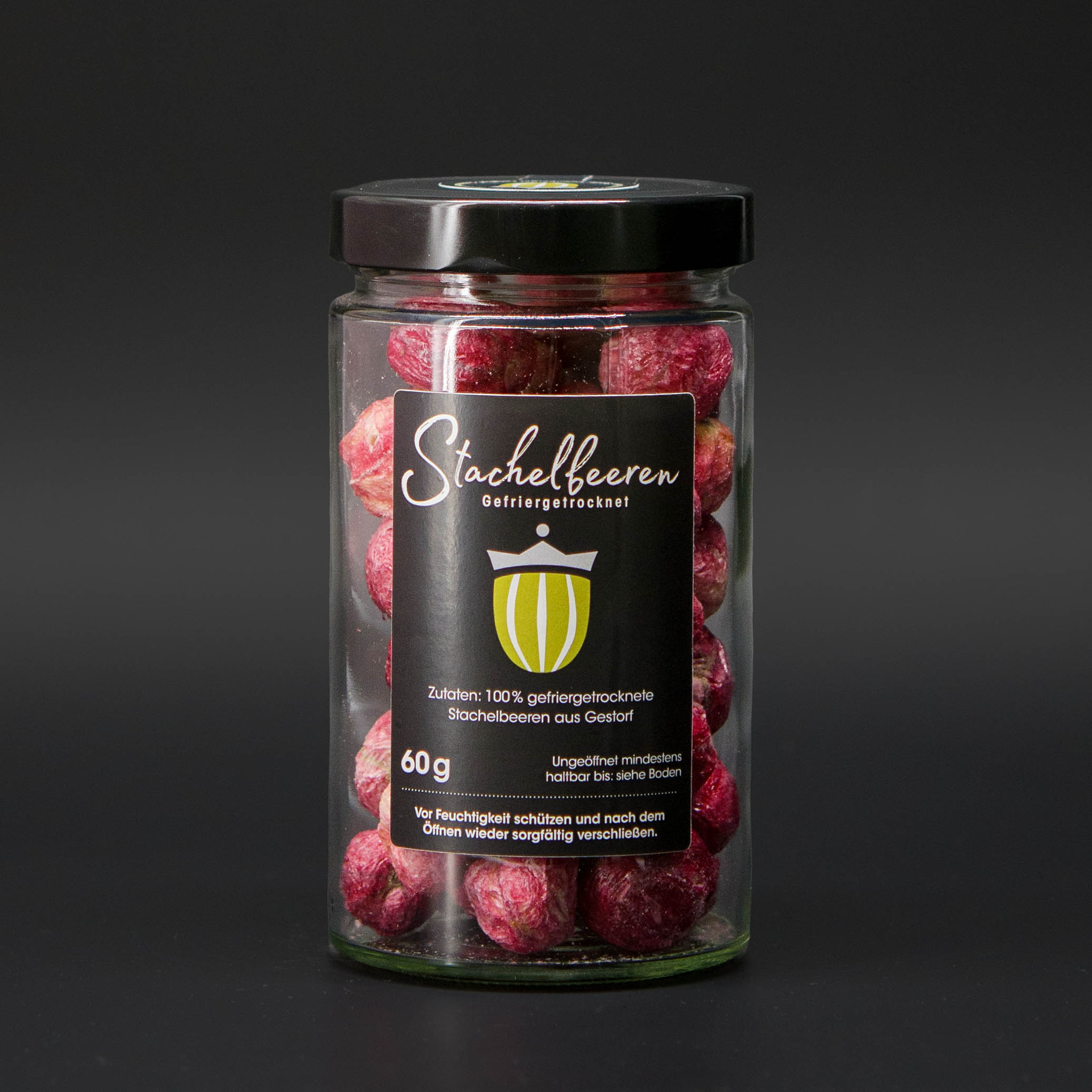 Gefriergetrocknete Stachelbeeren